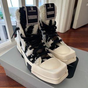 Converse Rick Owens DRKSHDW Turbodrk Chuck Taylor All-Star Hi sneakers size 7